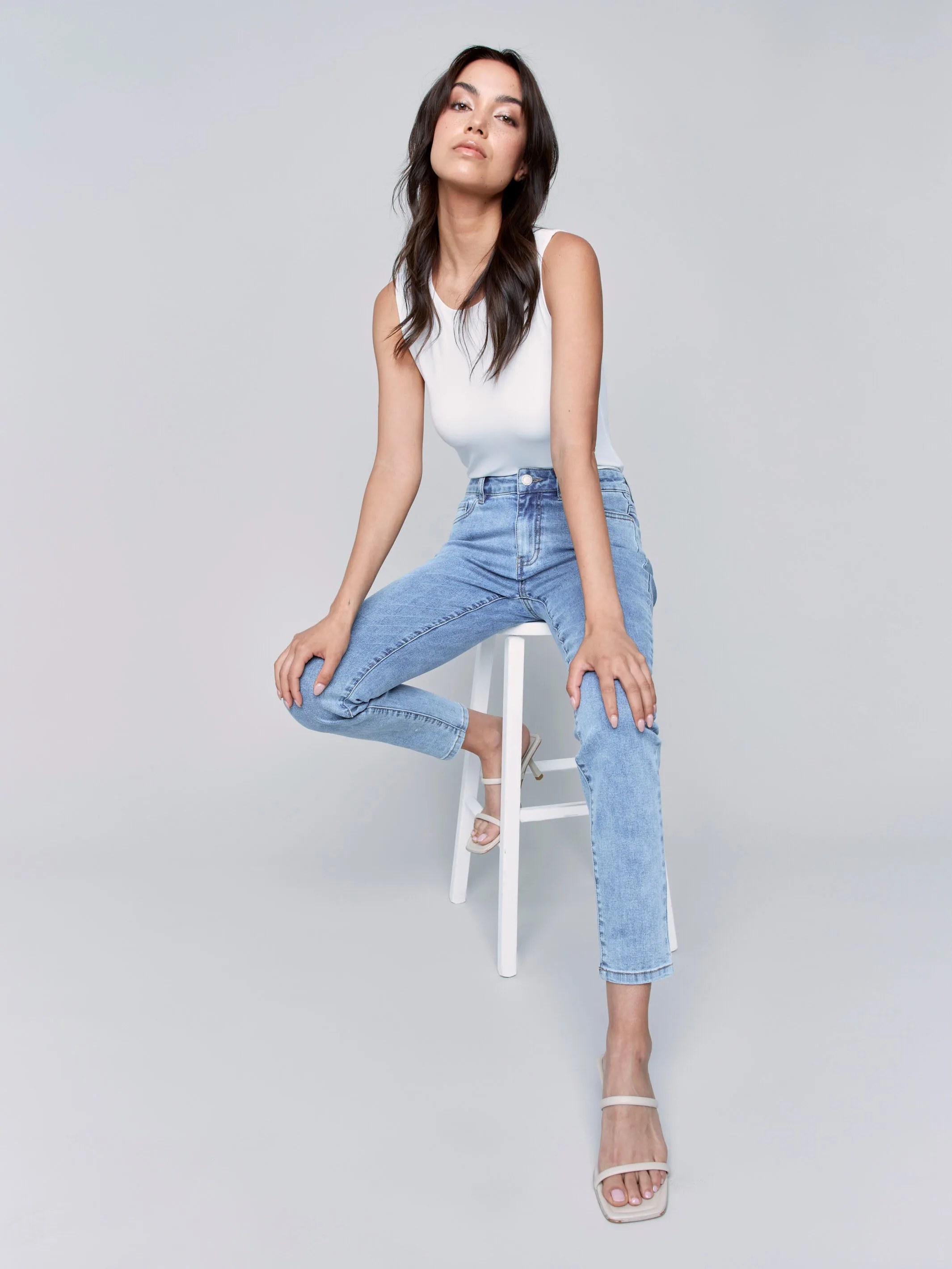 Carine Skinny Jeans - Light Blue sold by Charlie B product image thumbnail 4