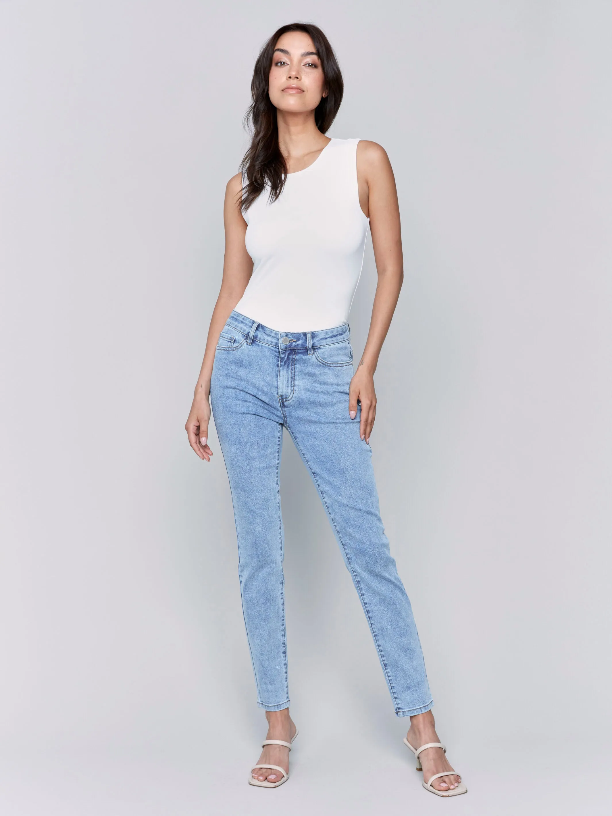 Carine Skinny Jeans - Light Blue sold by Charlie B