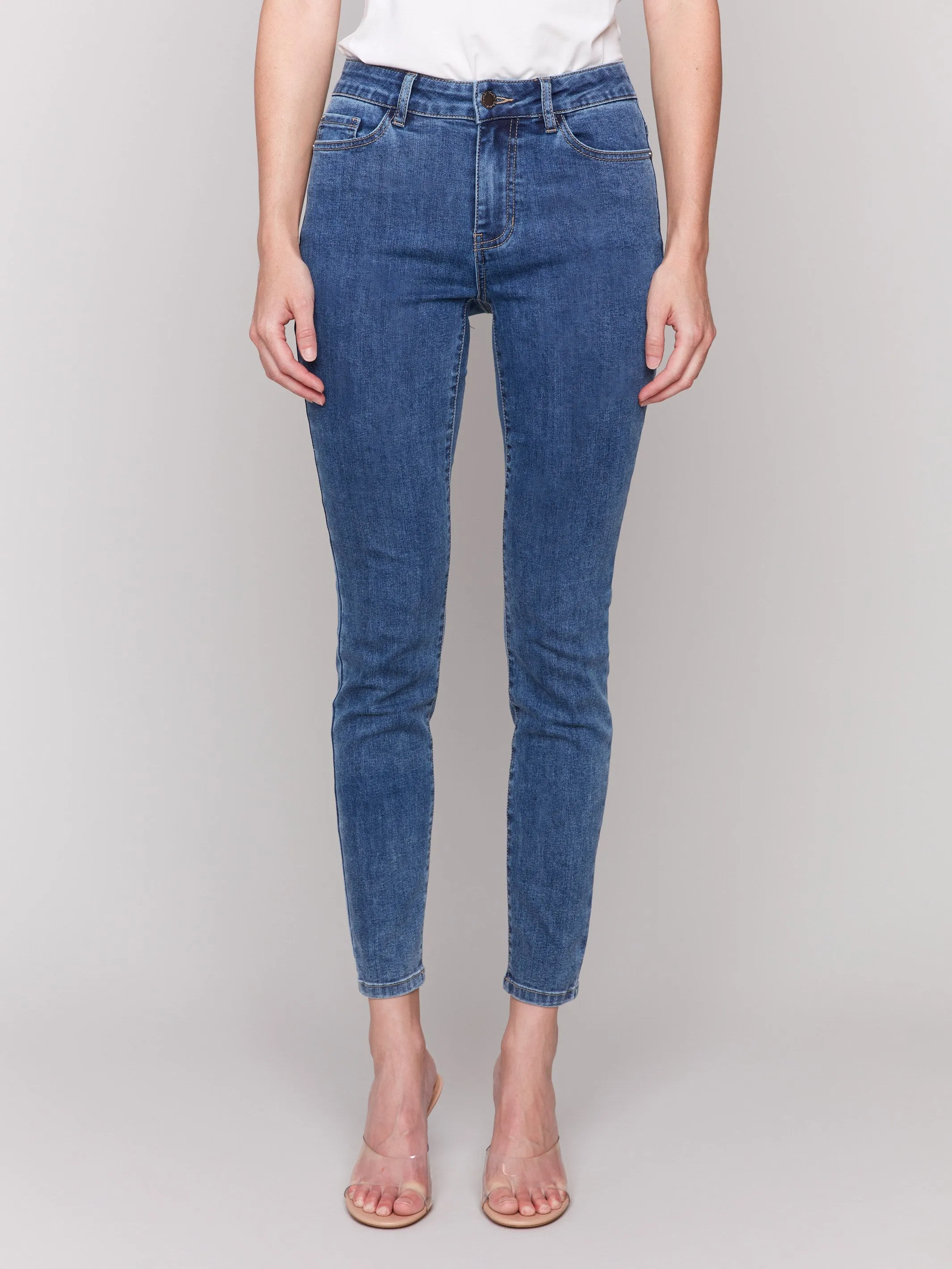 Carine Skinny Jeans - Medium Blue sold by Charlie B product image thumbnail 2