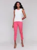 Organic Cotton Slub Tank Top with Knot Detail - White sold by Charlie B