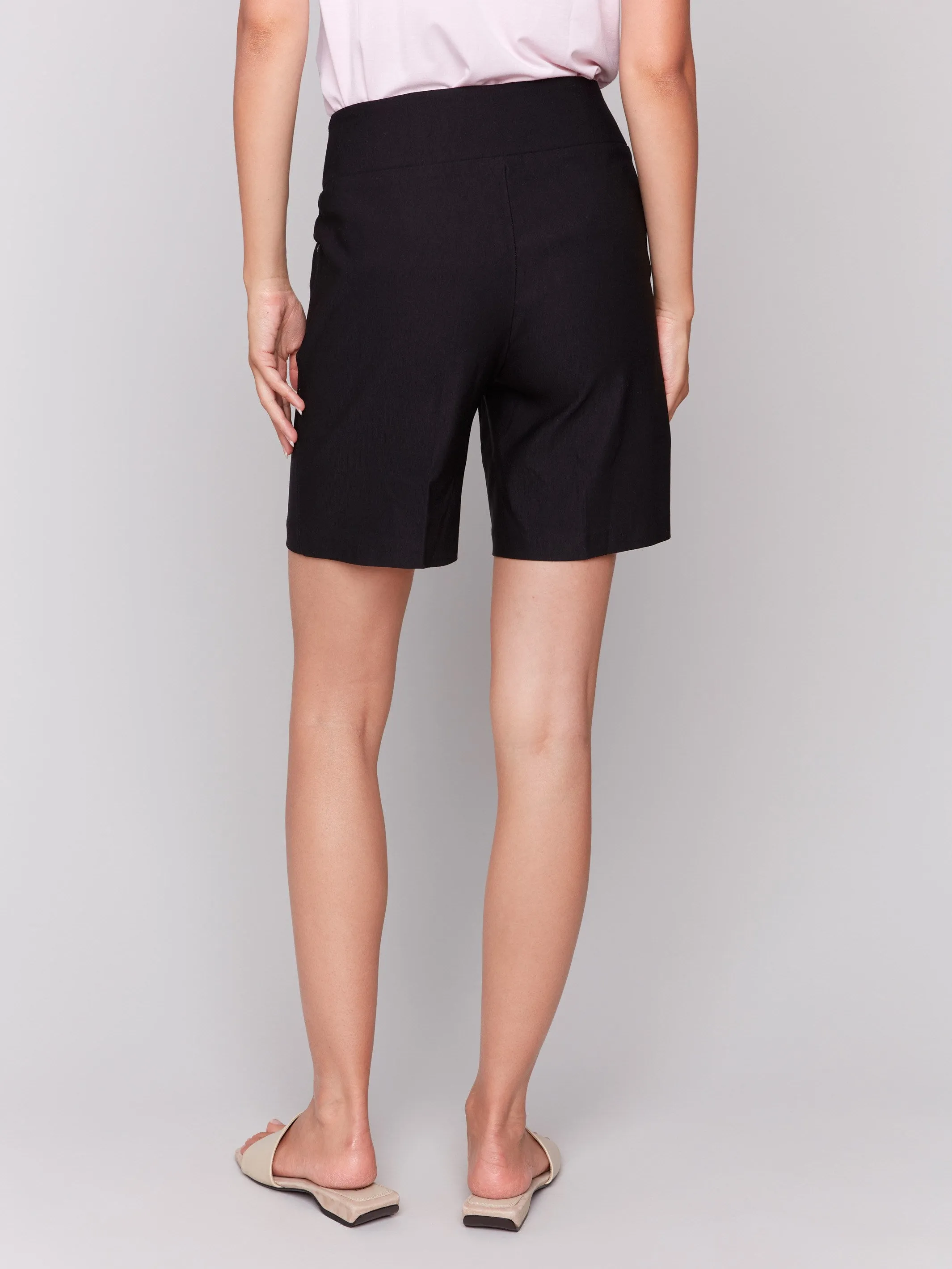 Pull-On Stretch Shorts - Black sold by Charlie B product image thumbnail 4