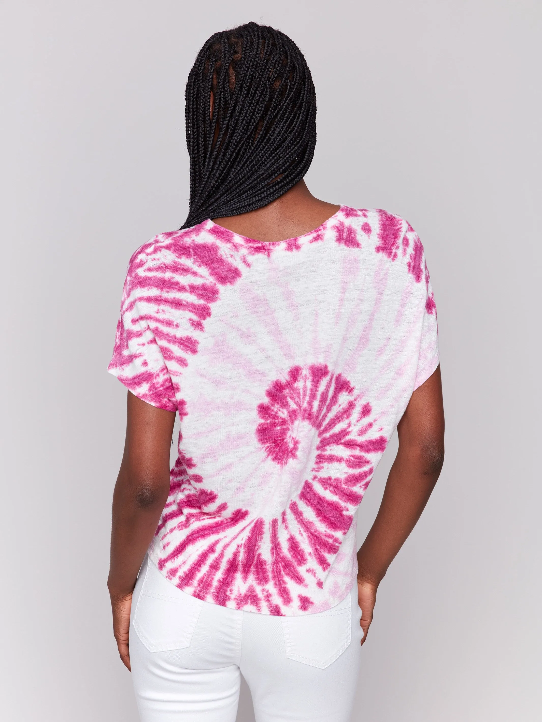 Tie-Dye Dolman Top - Circle sold by Charlie B product image thumbnail 4