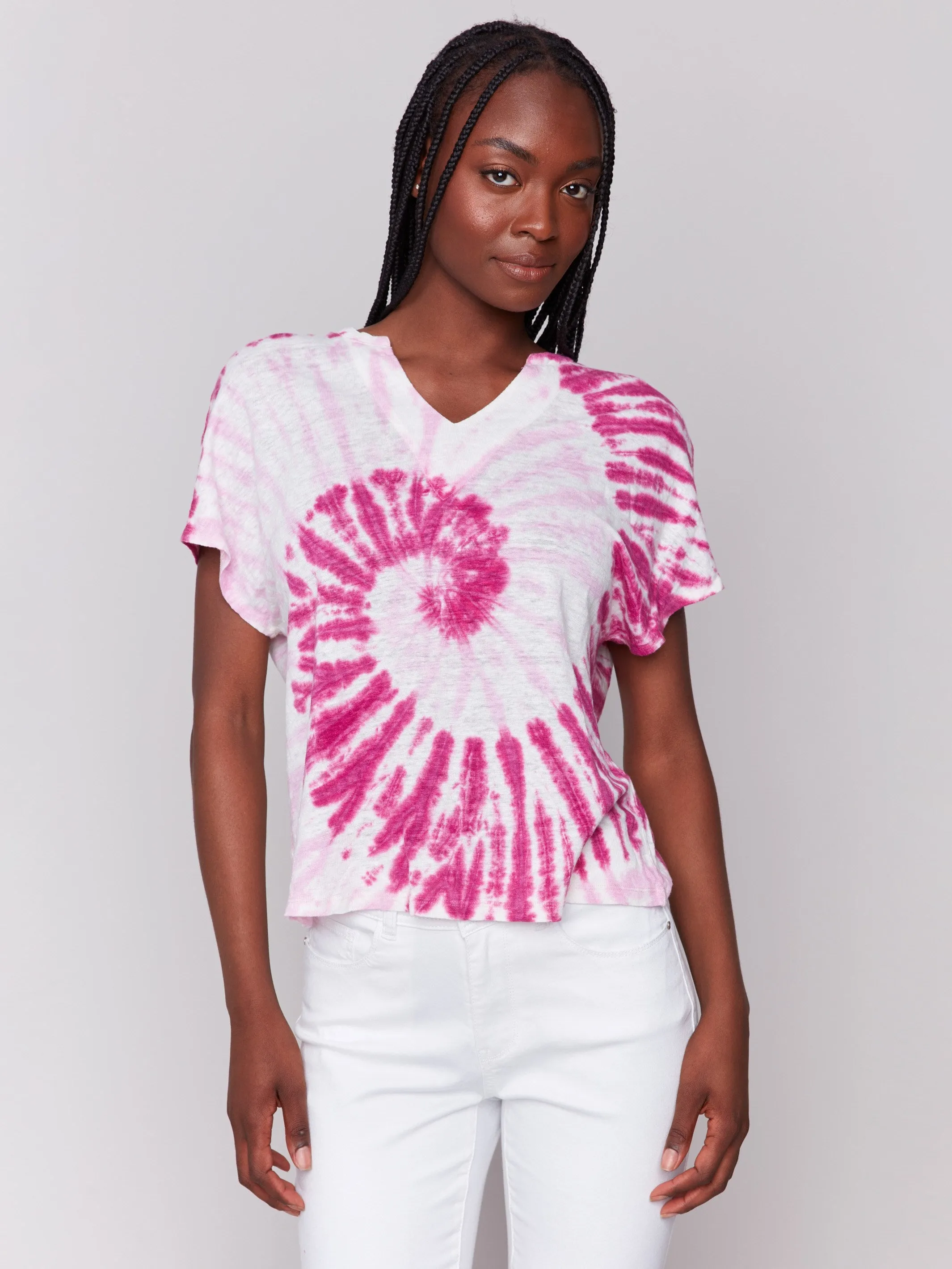 Tie-Dye Dolman Top - Circle sold by Charlie B
