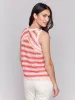 Sleeveless Crochet Crew Neck Top - Begonia sold by Charlie B