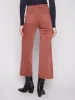 Patch Pocket Flare Twill Pants - Sepia sold by Charlie B