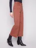 Patch Pocket Flare Twill Pants - Sepia sold by Charlie B