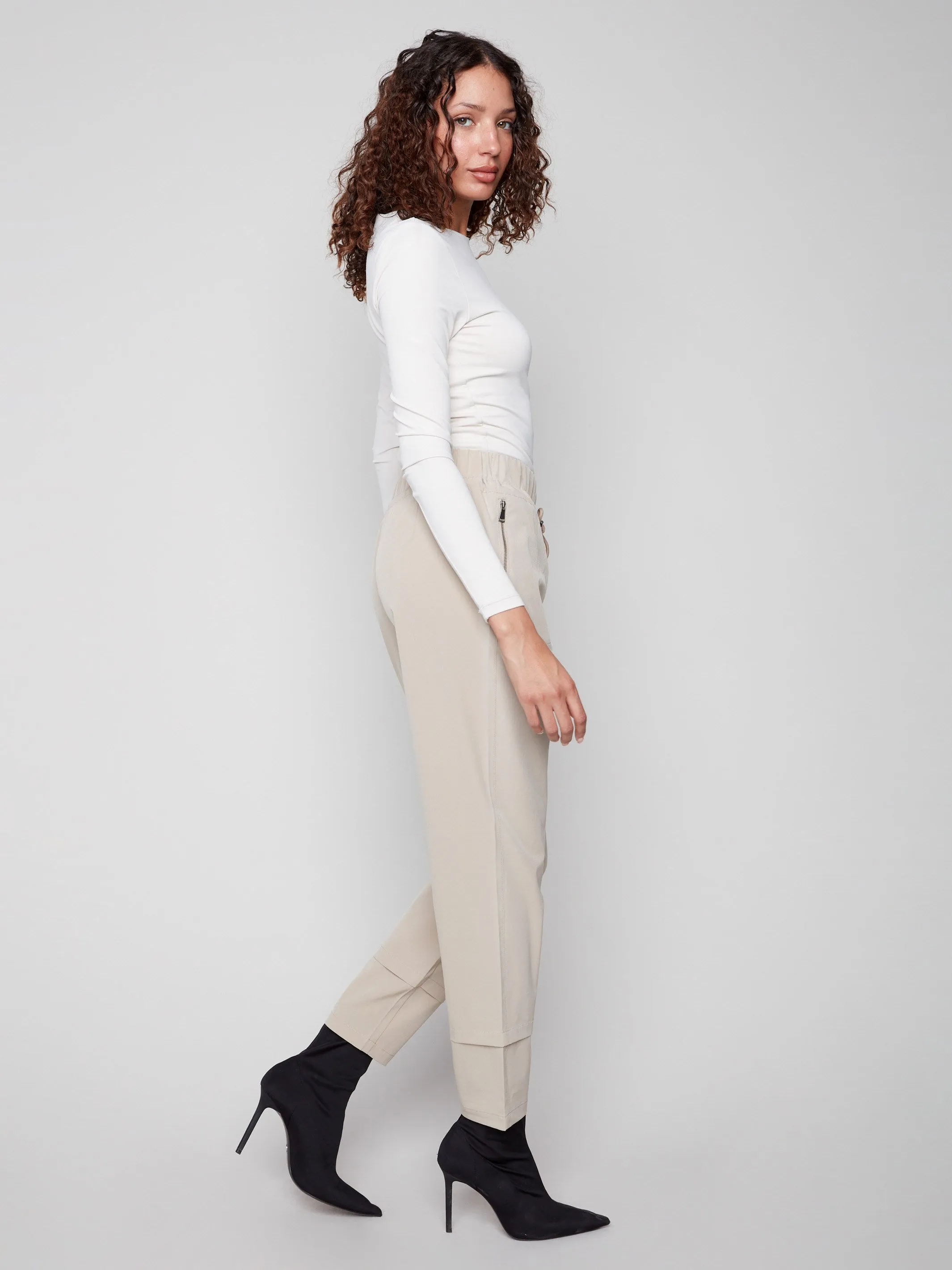 Techno Pants - Greige sold by Charlie B product image thumbnail 3