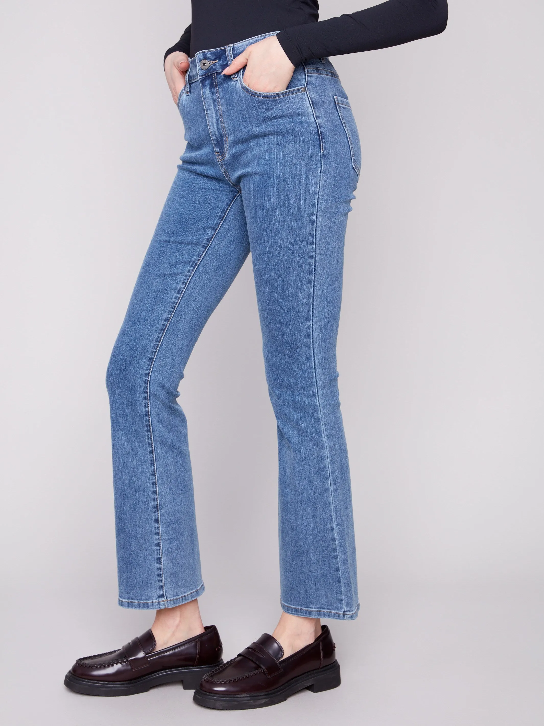 Bootcut Jeans - Medium Blue sold by Charlie B product image thumbnail 3