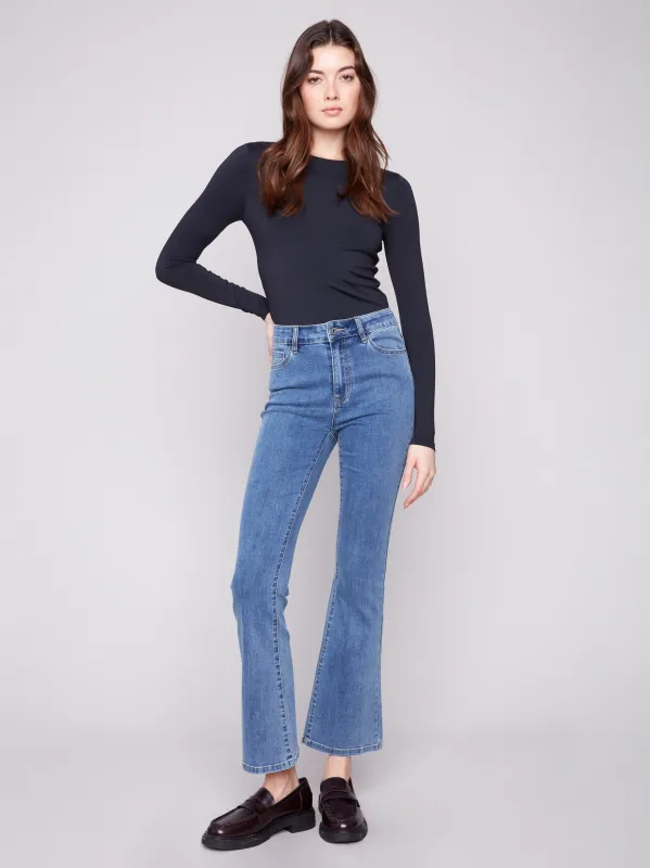 Bootcut Jeans - Medium Blue sold by Charlie B