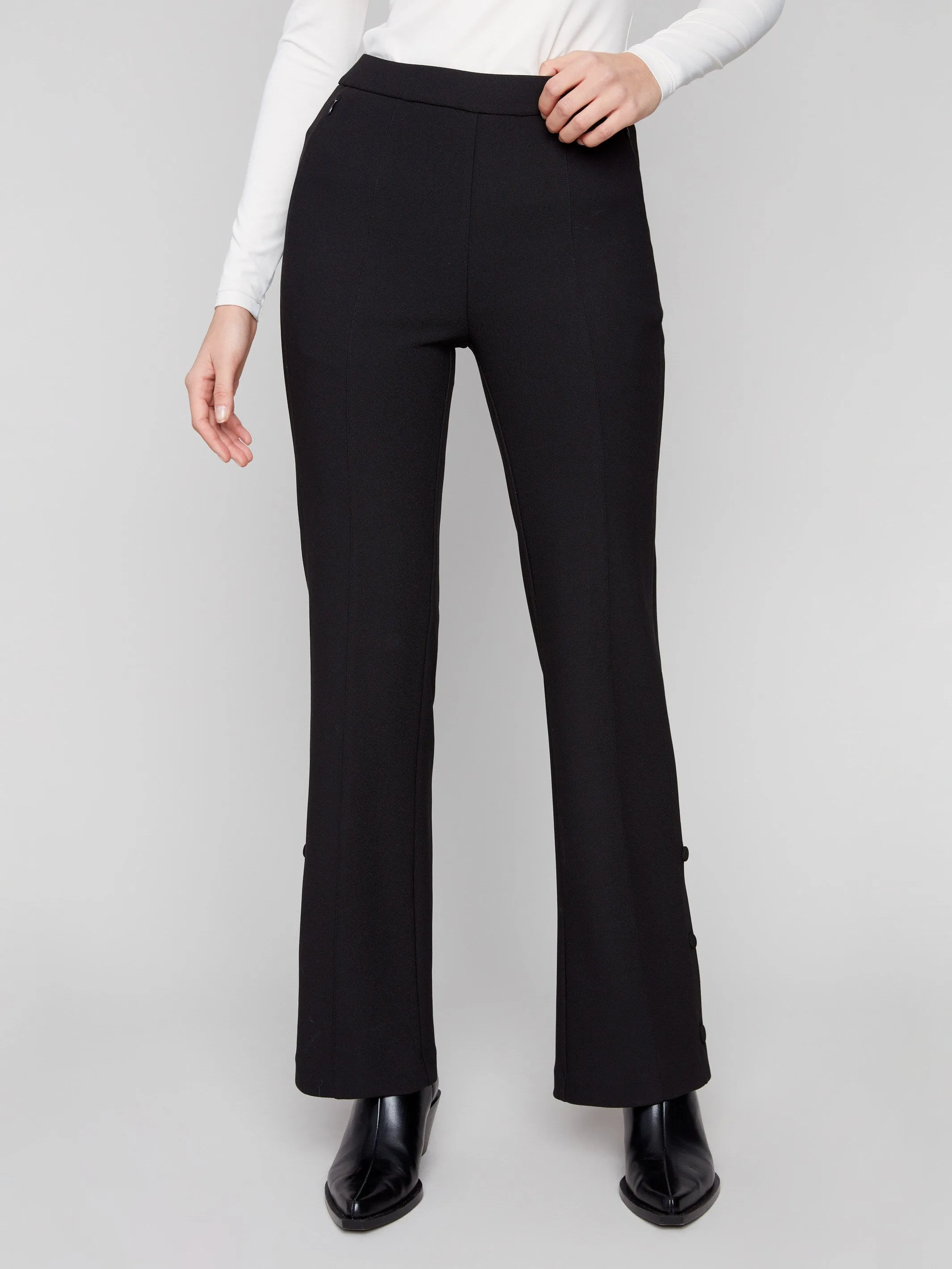 Gutsy Crepe Flare Pants - Black sold by Charlie B product image thumbnail 2