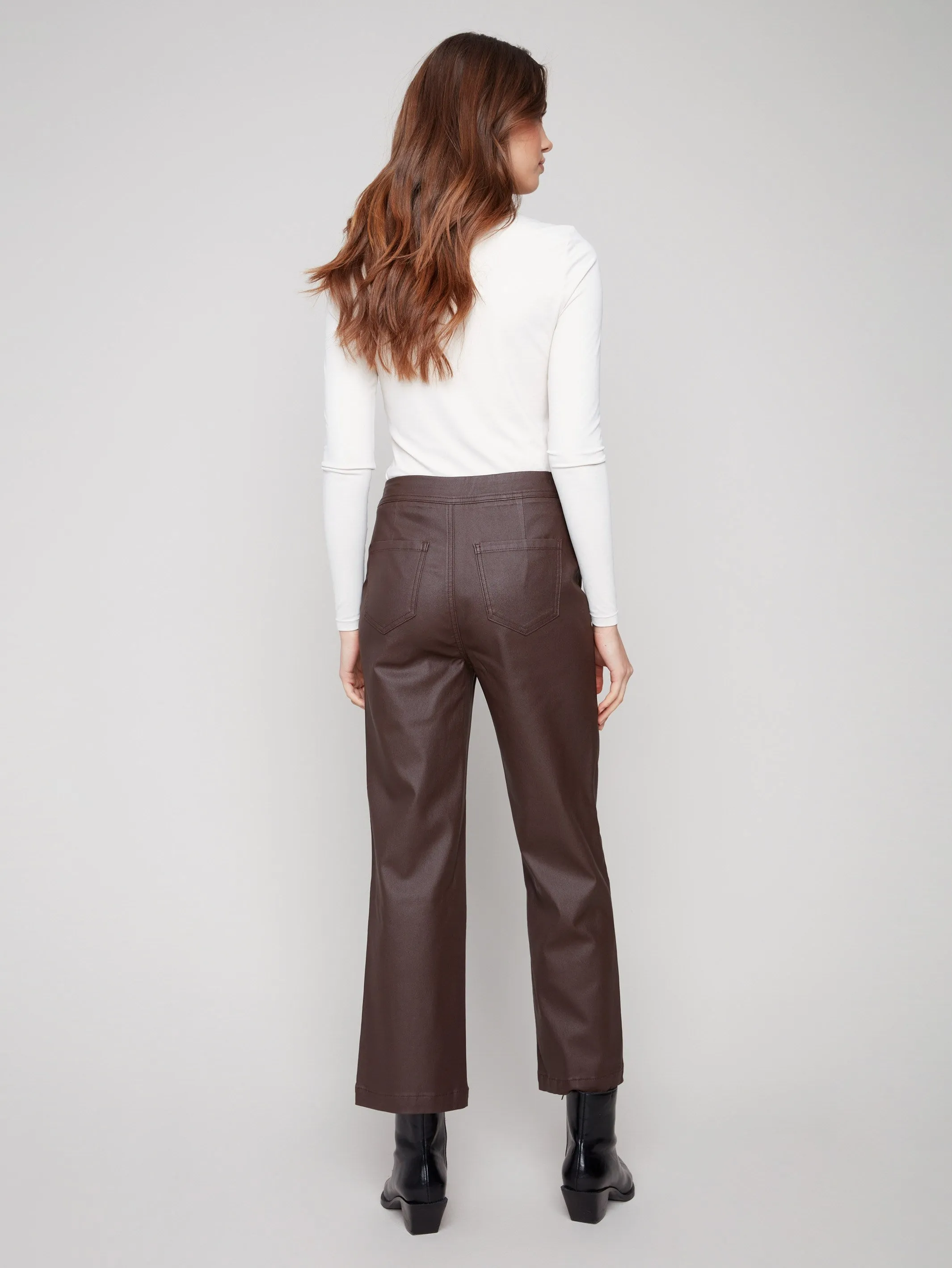 Wax Flared Pants - Mocha sold by Charlie B product image thumbnail 4