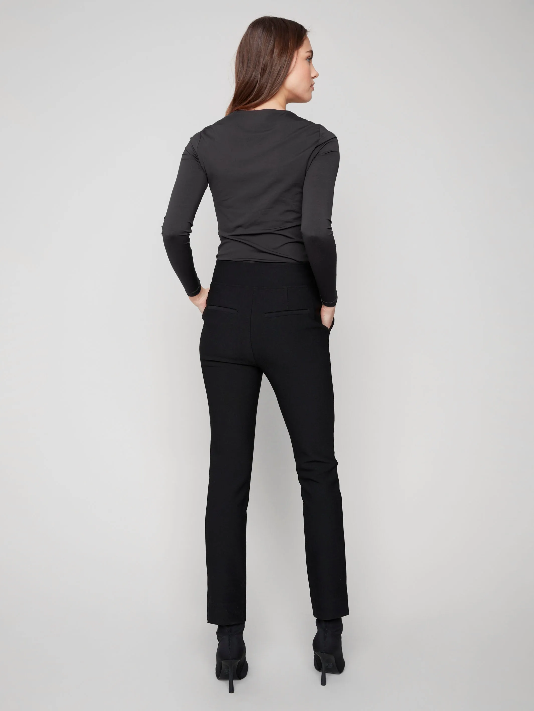 Slim Fit Dress Pants - Black sold by Charlie B product image thumbnail 5