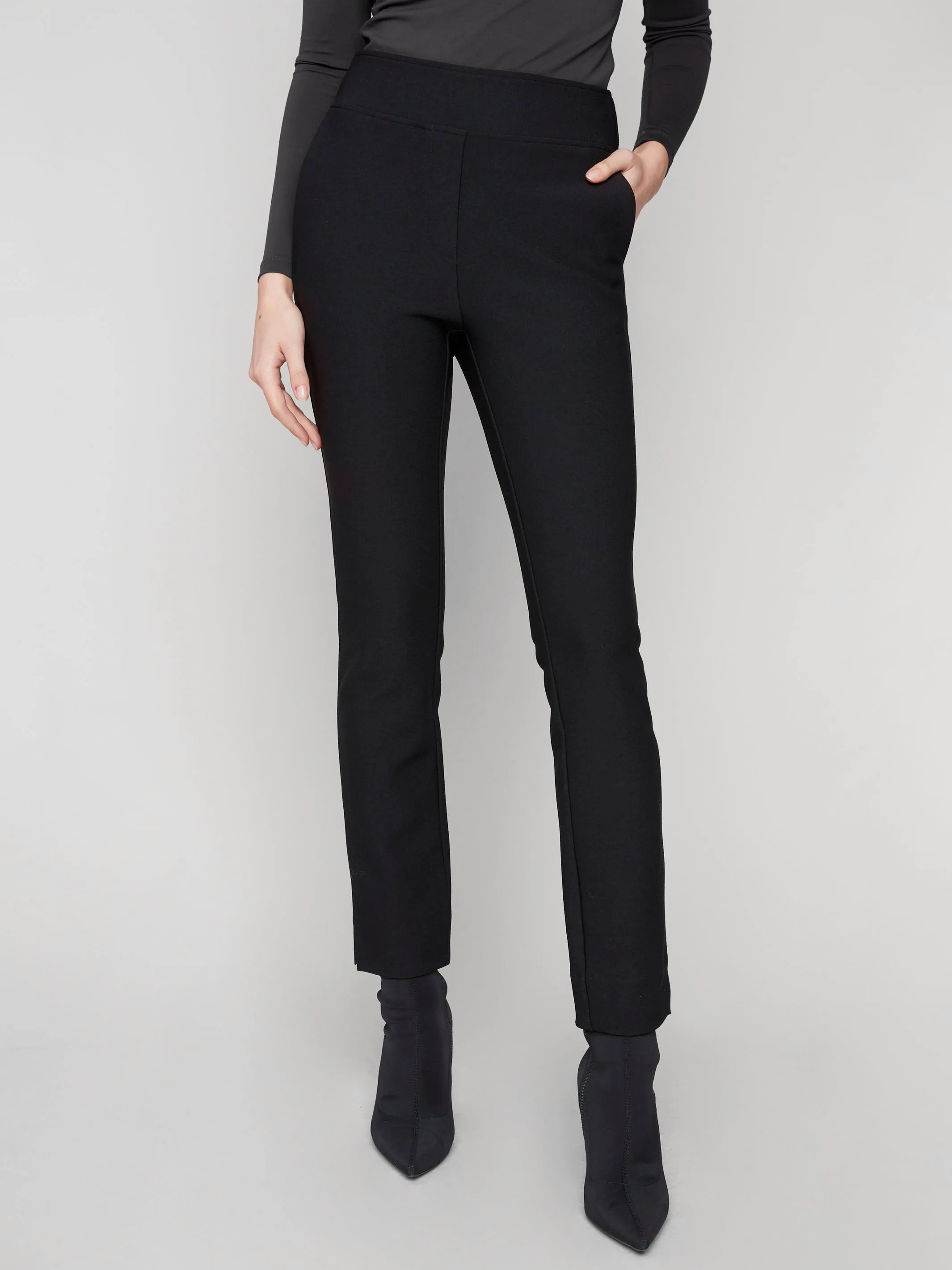 Slim Fit Dress Pants - Black sold by Charlie B product image thumbnail 2
