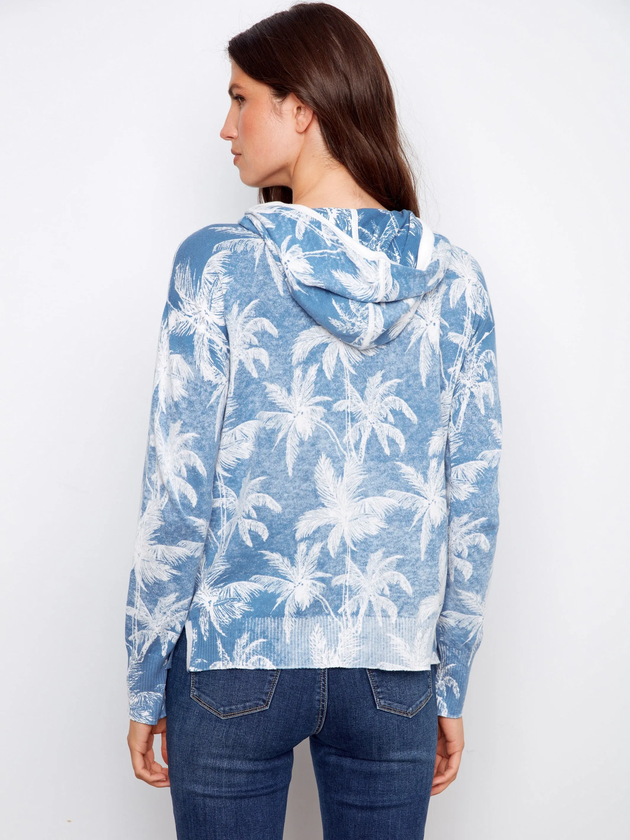 Reverse Print Hoodie Sweater - Tropic sold by Charlie B product image thumbnail 4