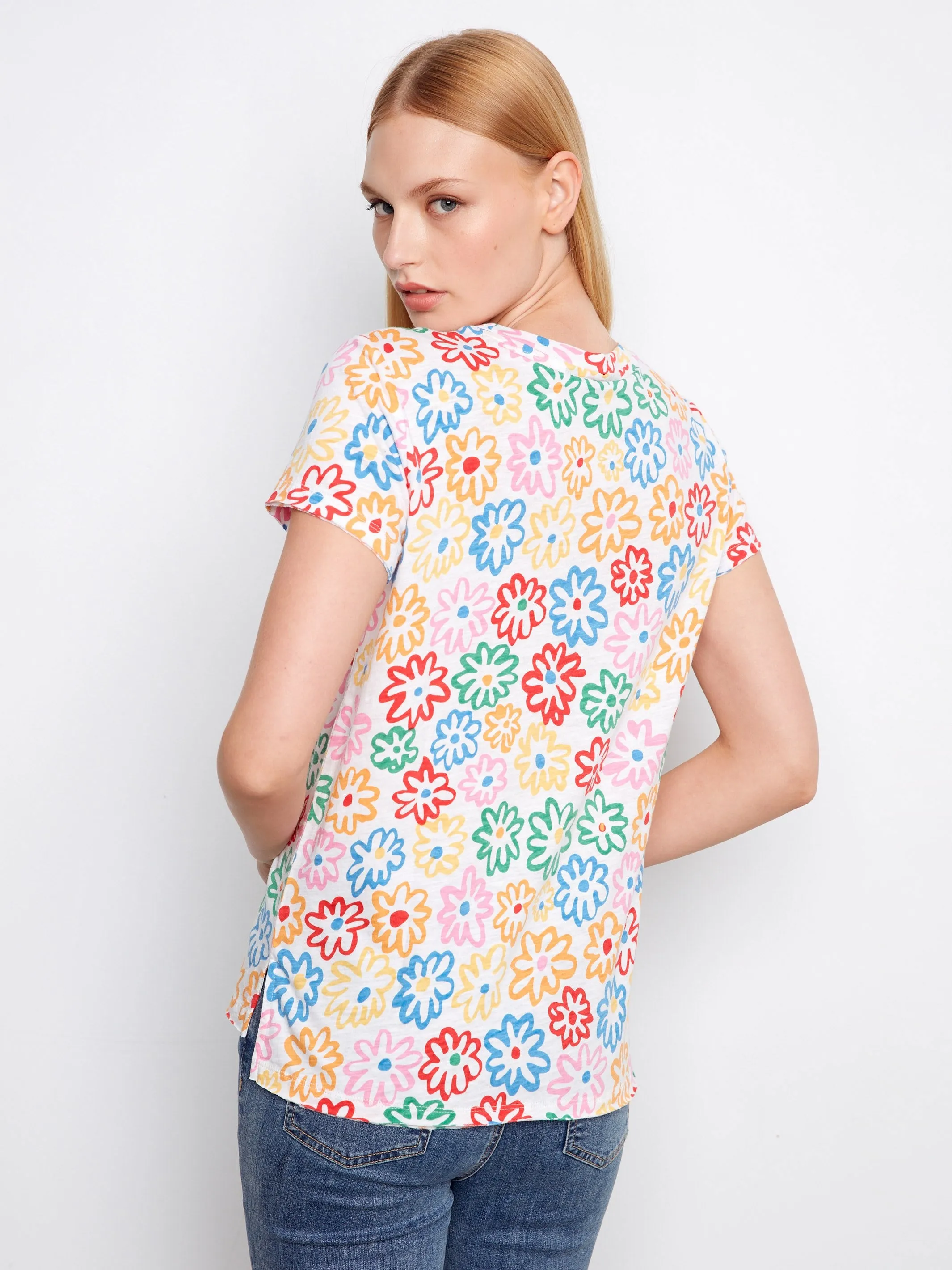 Printed Organic Cotton T-Shirt - Graffiti sold by Charlie B product image thumbnail 4