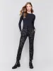 Camo Print Ponte Jogger Pants - Black sold by Charlie B
