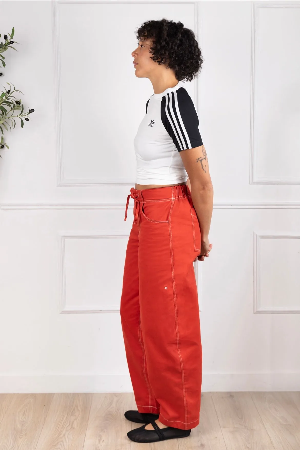 Nya Oversized Barrel Leg Trousers sold by Forty One product image thumbnail 3
