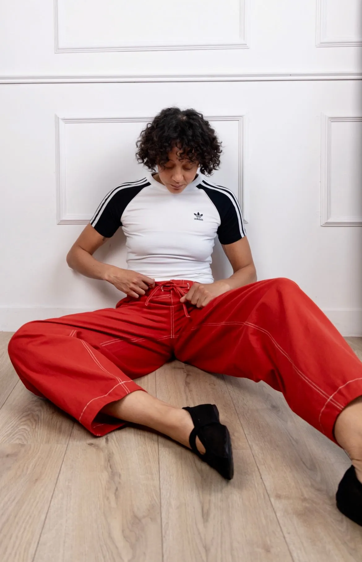 Nya Oversized Barrel Leg Trousers sold by Forty One product image thumbnail 5