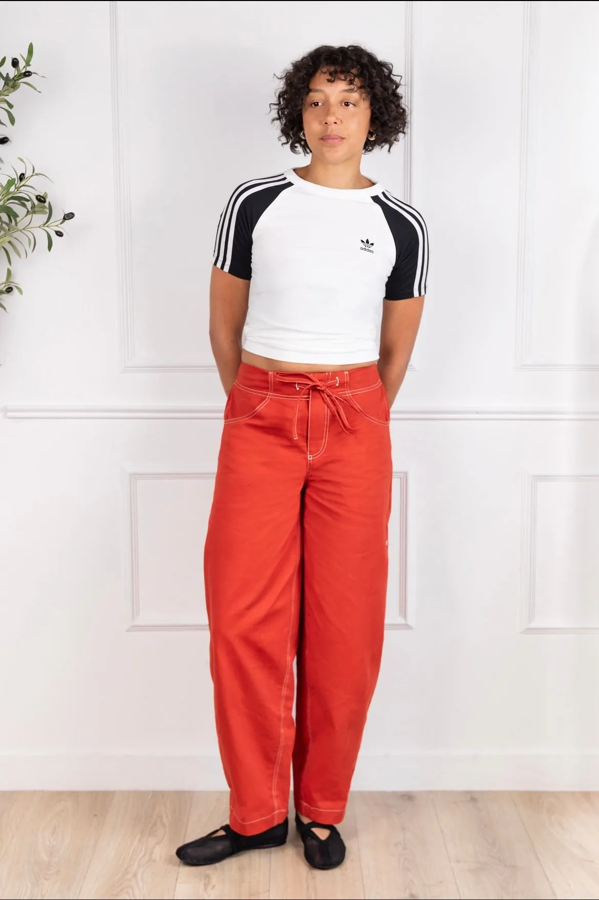 Nya Oversized Barrel Leg Trousers sold by Forty One product image thumbnail 2