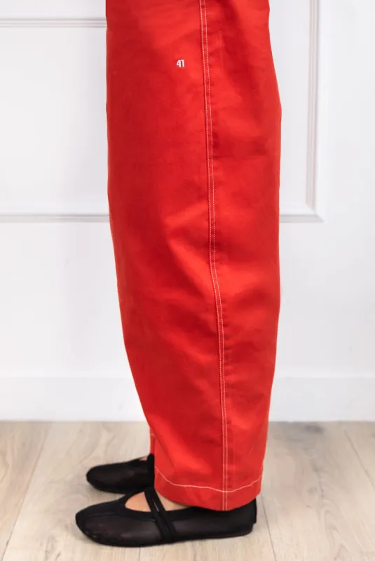Nya Oversized Barrel Leg Trousers made by Forty One