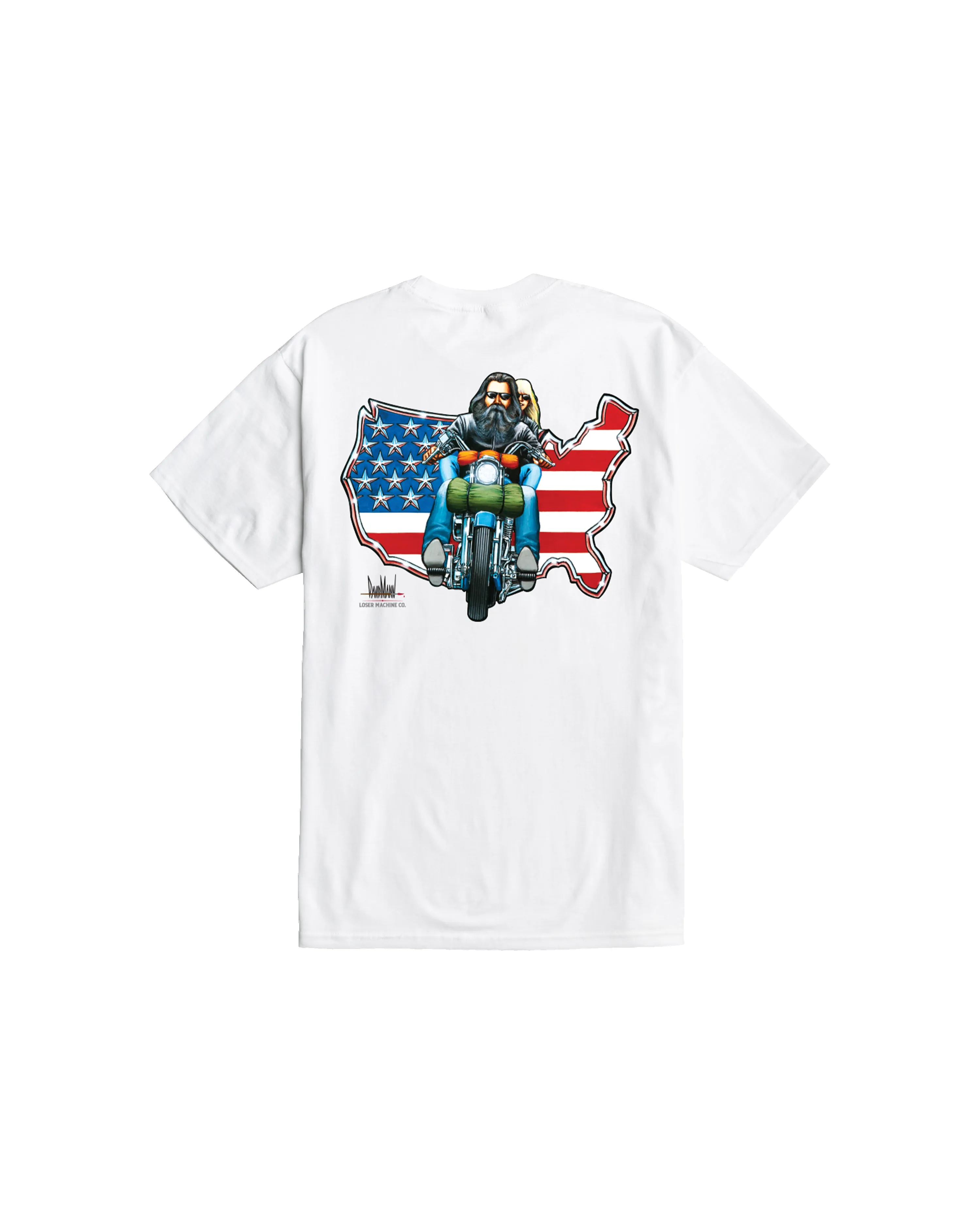 DESTINATION AMERICA STOCK T-SHIRT sold by Loser Machine Company