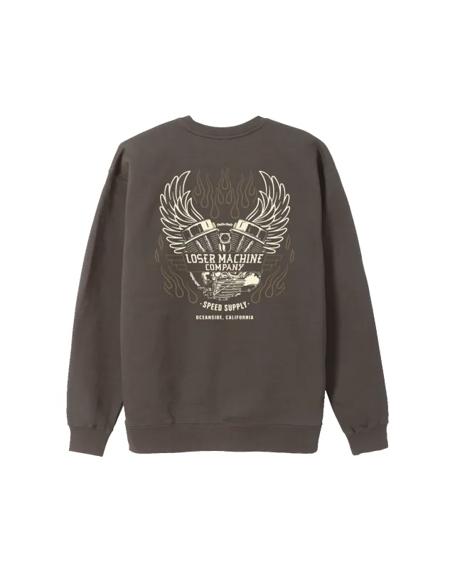 FLY WHEEL CREWNECK made by Loser Machine Company
