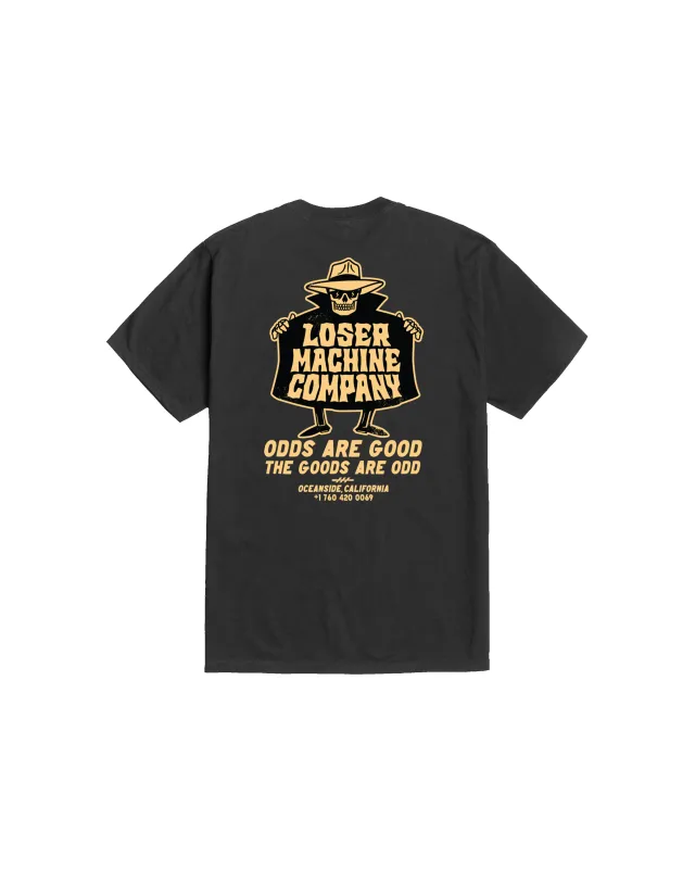 GOOD ODDS STOCK T-SHIRT made by Loser Machine Company