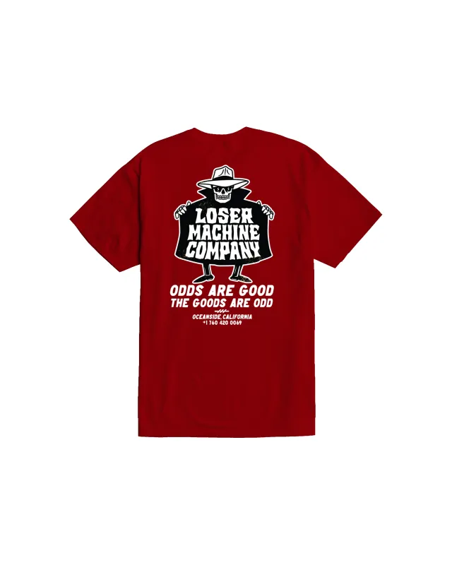 GOOD ODDS STOCK T-SHIRT made by Loser Machine Company