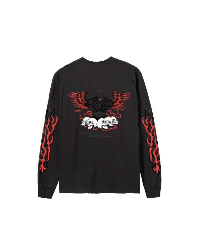 NO EASY WAY OUT STOCK LS T-SHIRT made by Loser Machine Company