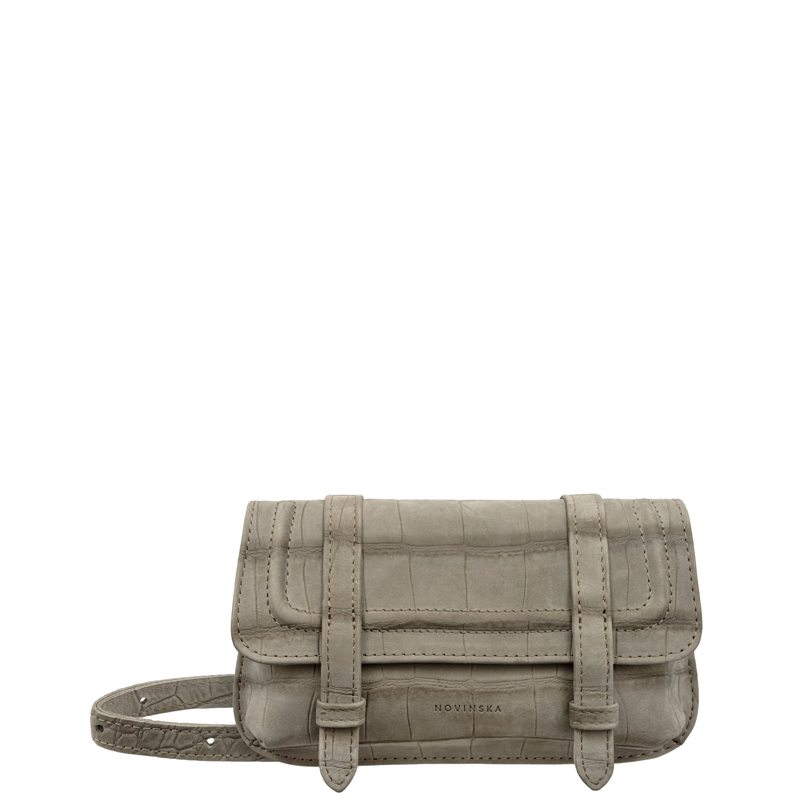 Belt Bag - Olive Crocco sold by Novinska