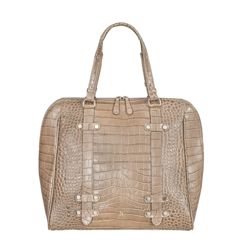 No. 501 - torba na laptopa - CROCCO TAUPE sold by Novinska