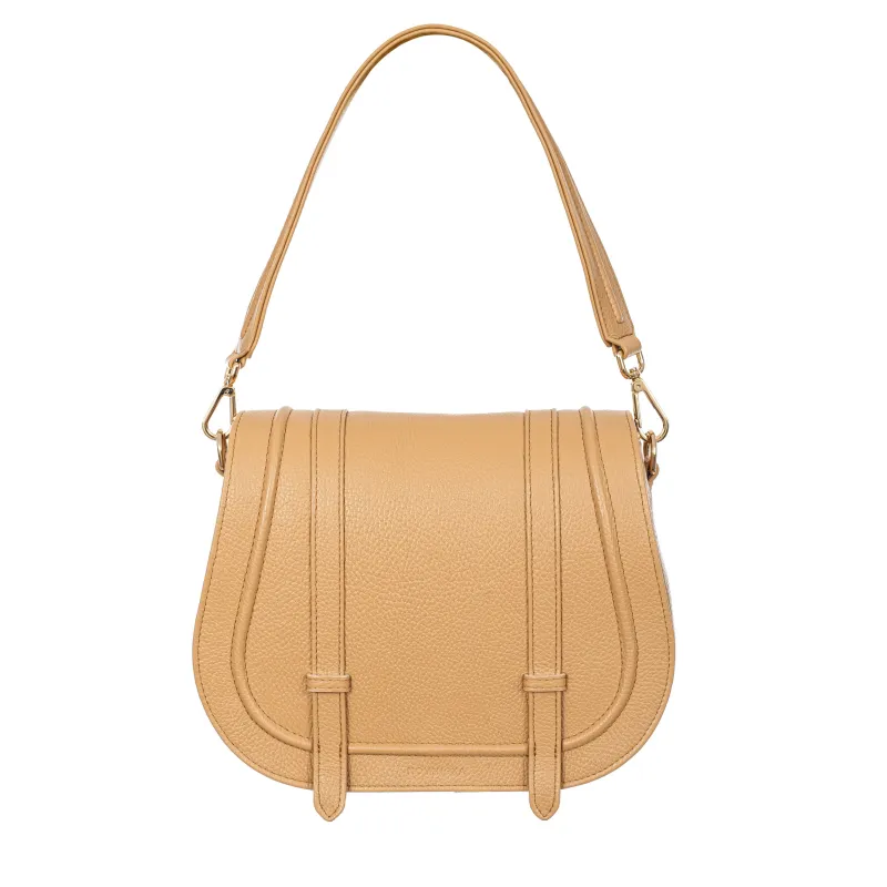Maxi Saddle Bag No. 408 - Beige sold by Novinska