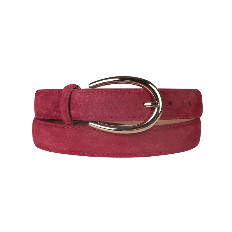 No. 8 - pasek zamszowy - Cherry sold by Novinska