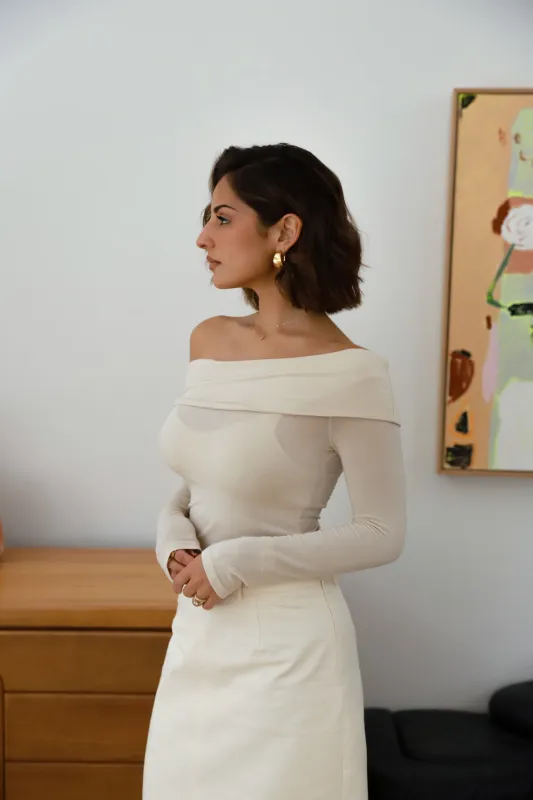 Gardenia Off The Shoulder Top sold by Tunchy