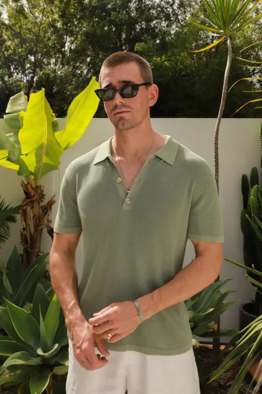 Greenback Knit Polo sold by Tunchy