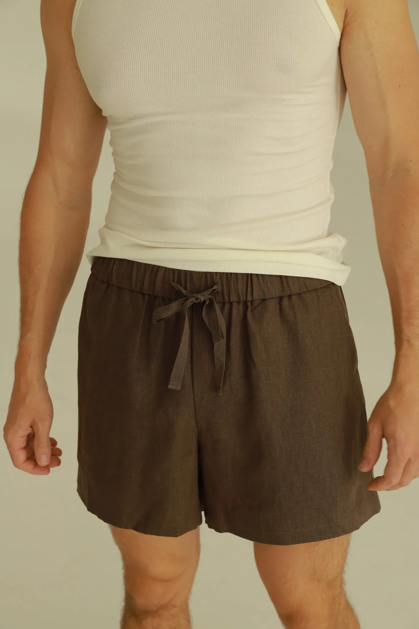 Spring Unisex Linen Shorts sold by Tunchy product image thumbnail 2
