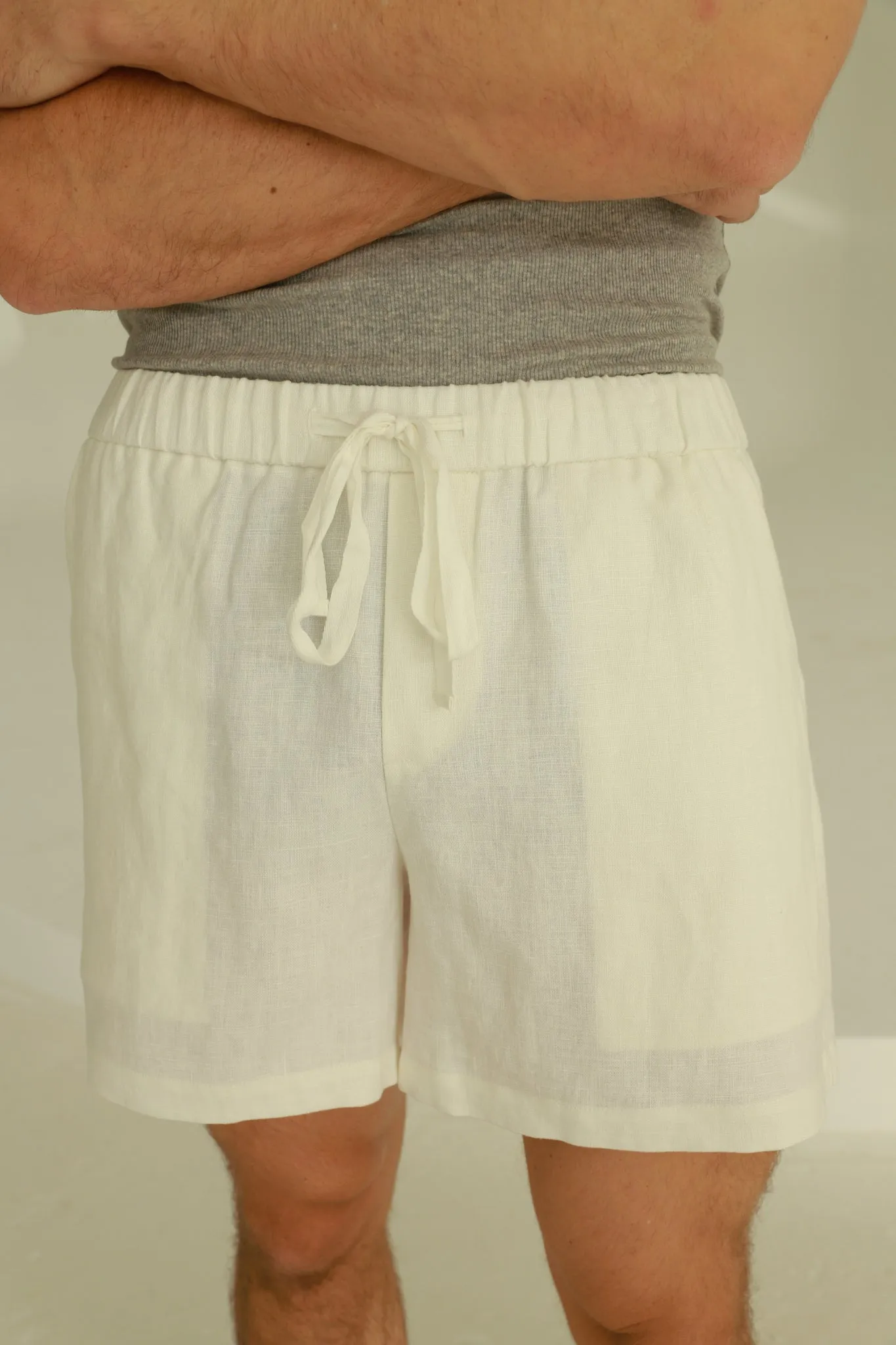 Spring Unisex Linen Shorts sold by Tunchy product image thumbnail 3