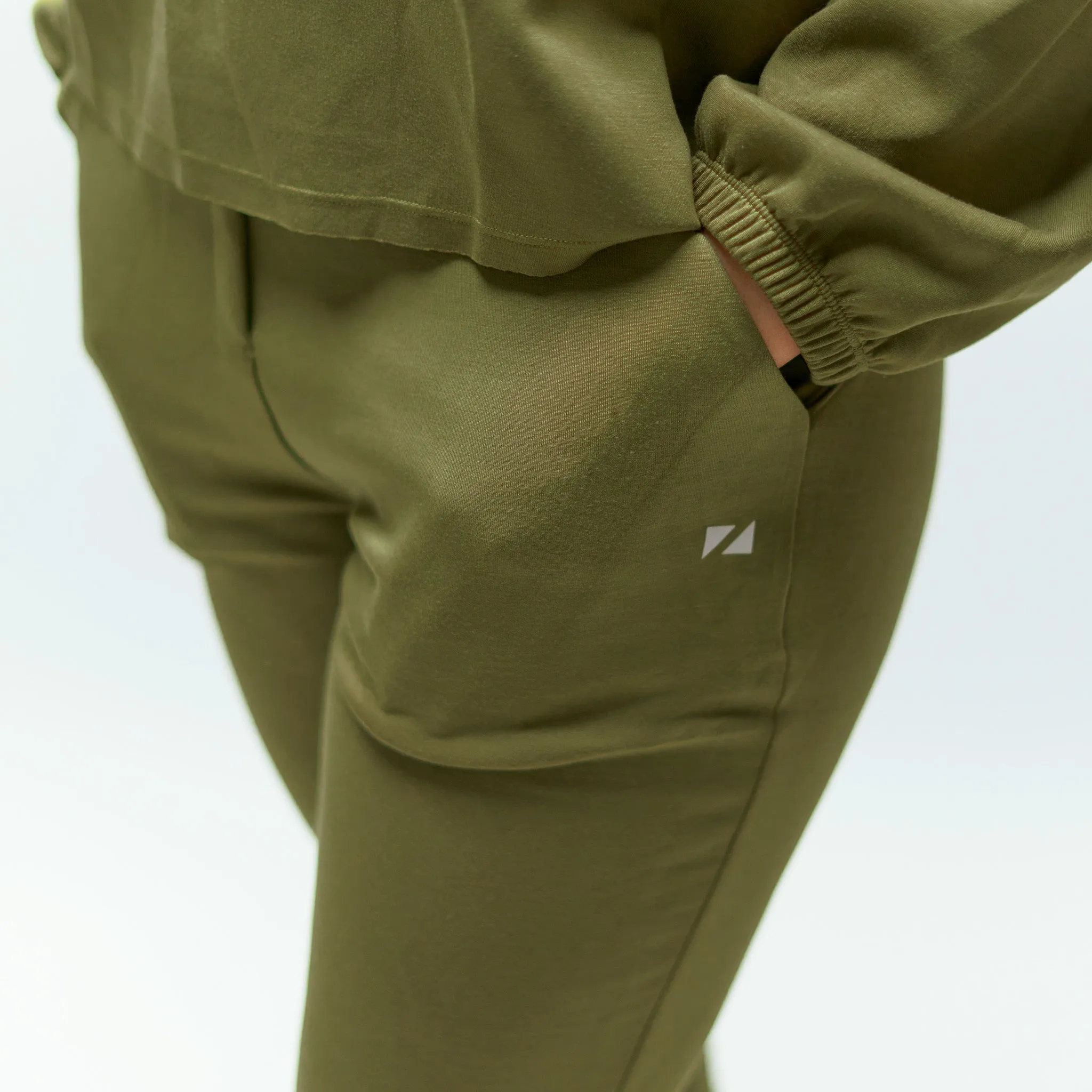 Zen Ladies Oversized Crop Crewneck sold by Zueike product image thumbnail 4