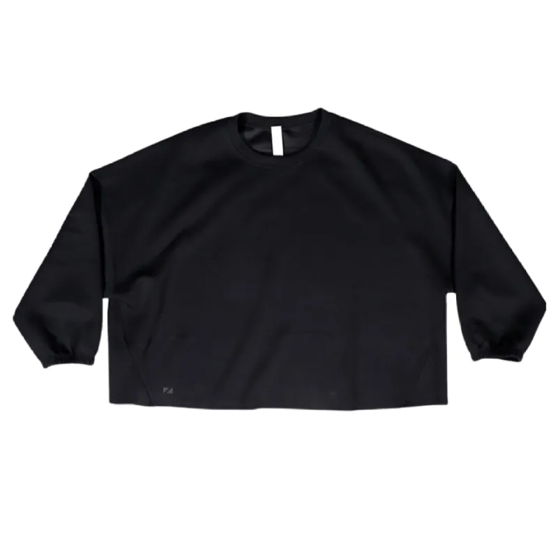 Zen Ladies Oversized Crop Crewneck made by Zueike