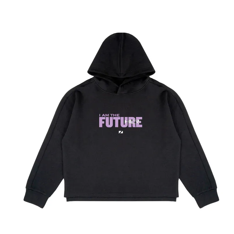 I Am The Future Her - Women's Lounge Hood sold by Zueike