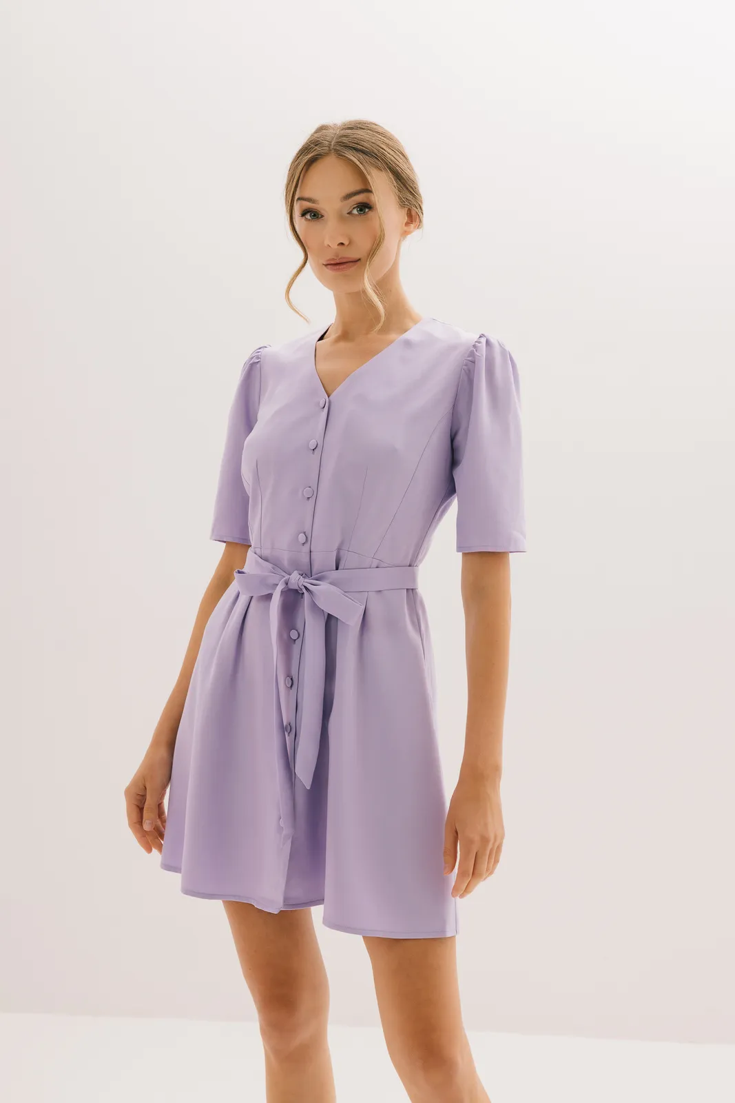 Liliowa sukienka GRACE LILAC sold by Insolite