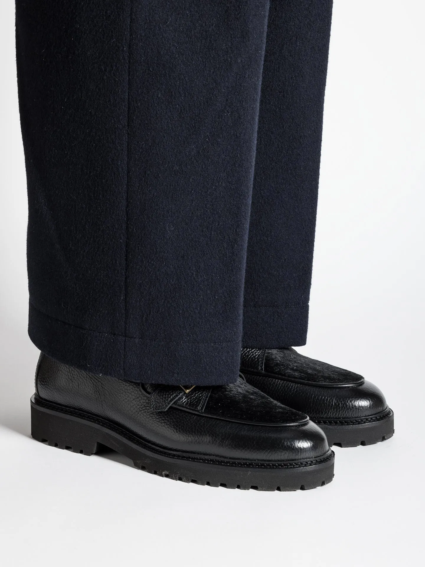 TOMMY LUG HAIRY CALF BLACK sold by Jacques Soloviere product image thumbnail 2