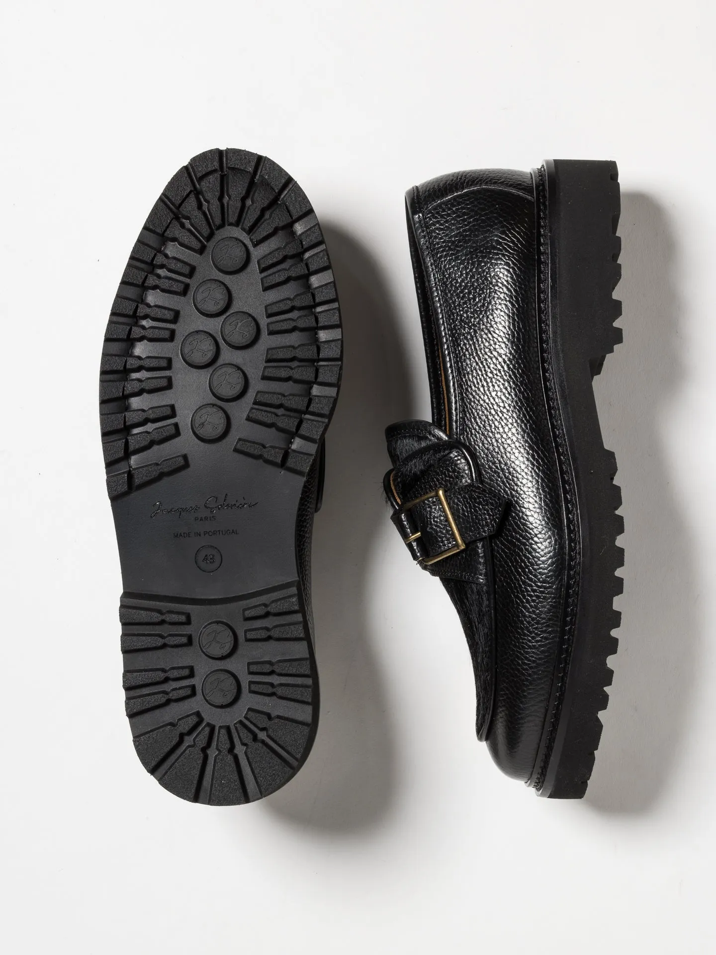 TOMMY LUG HAIRY CALF BLACK sold by Jacques Soloviere product image thumbnail 4