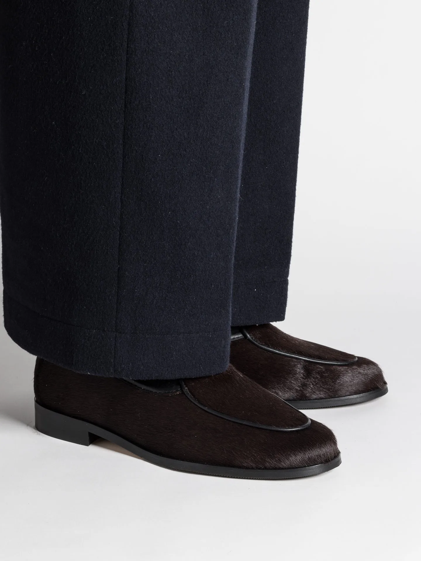 JACQUES NEW HAIRY CALF DARK BROWN sold by Jacques Soloviere product image thumbnail 2