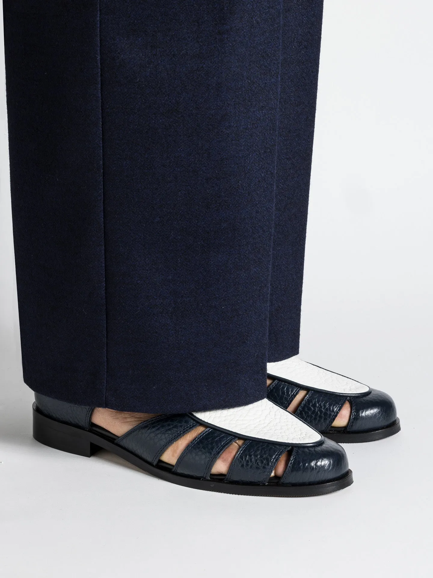 FRANCK BICOLOR NAVY & WHITE sold by Jacques Soloviere product image thumbnail 2