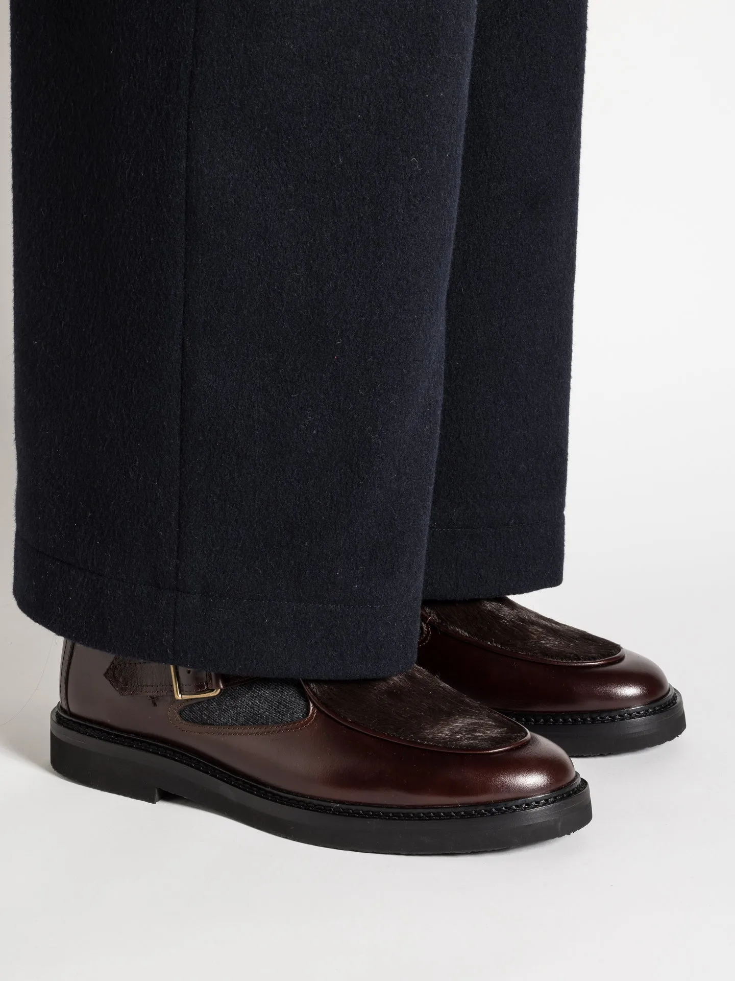 JO HAIRY CALF DARK BROWN sold by Jacques Soloviere product image thumbnail 2