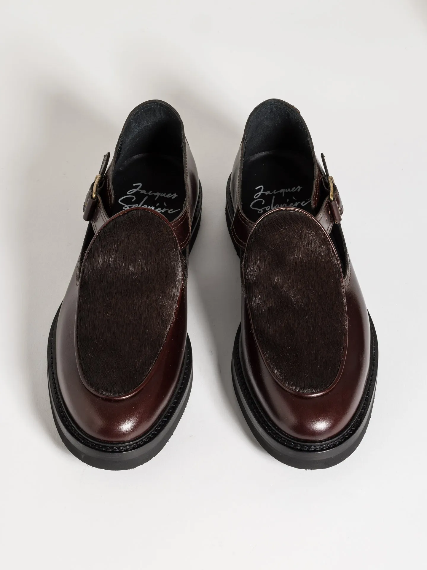 JO HAIRY CALF DARK BROWN sold by Jacques Soloviere product image thumbnail 3