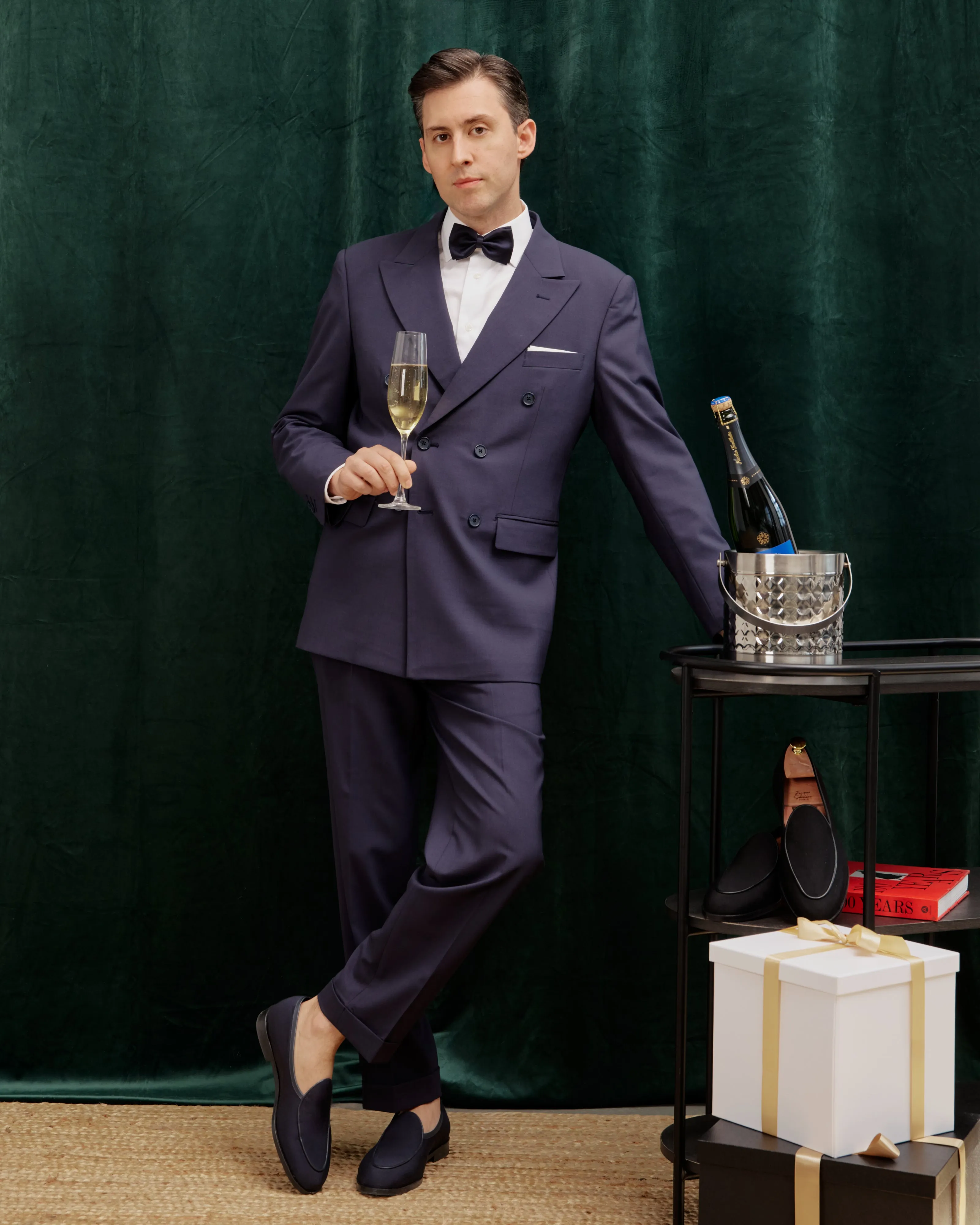 JACQUES GROS GRAIN NAVY SG sold by Jacques Soloviere product image thumbnail 5