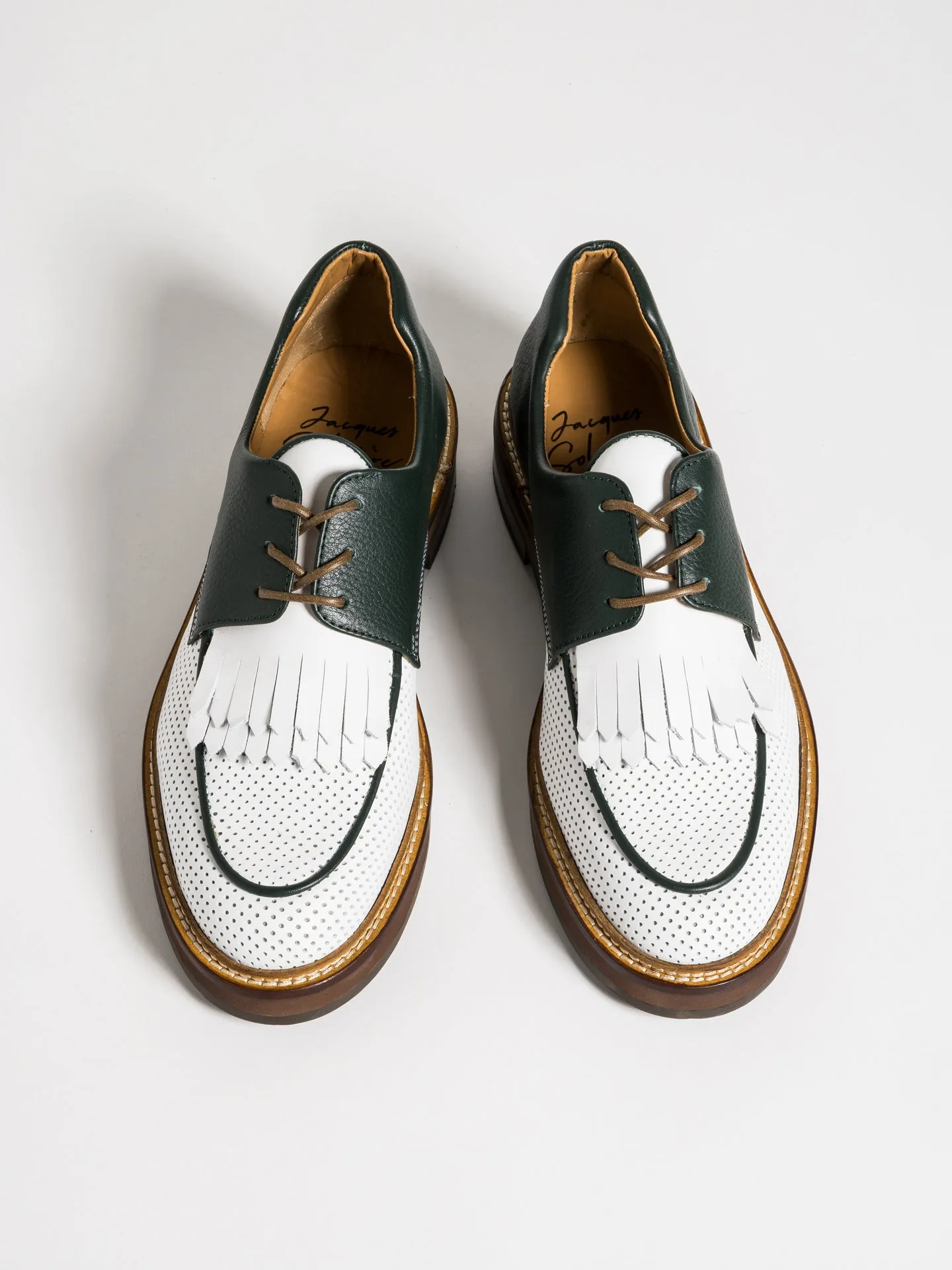 MIGUEL TRICOLOR GREEN sold by Jacques Soloviere product image thumbnail 3