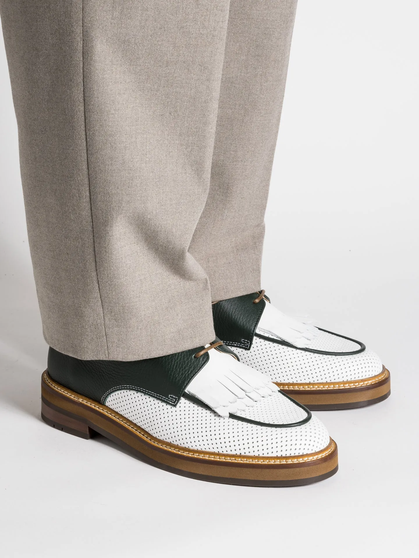 MIGUEL TRICOLOR GREEN sold by Jacques Soloviere product image thumbnail 2
